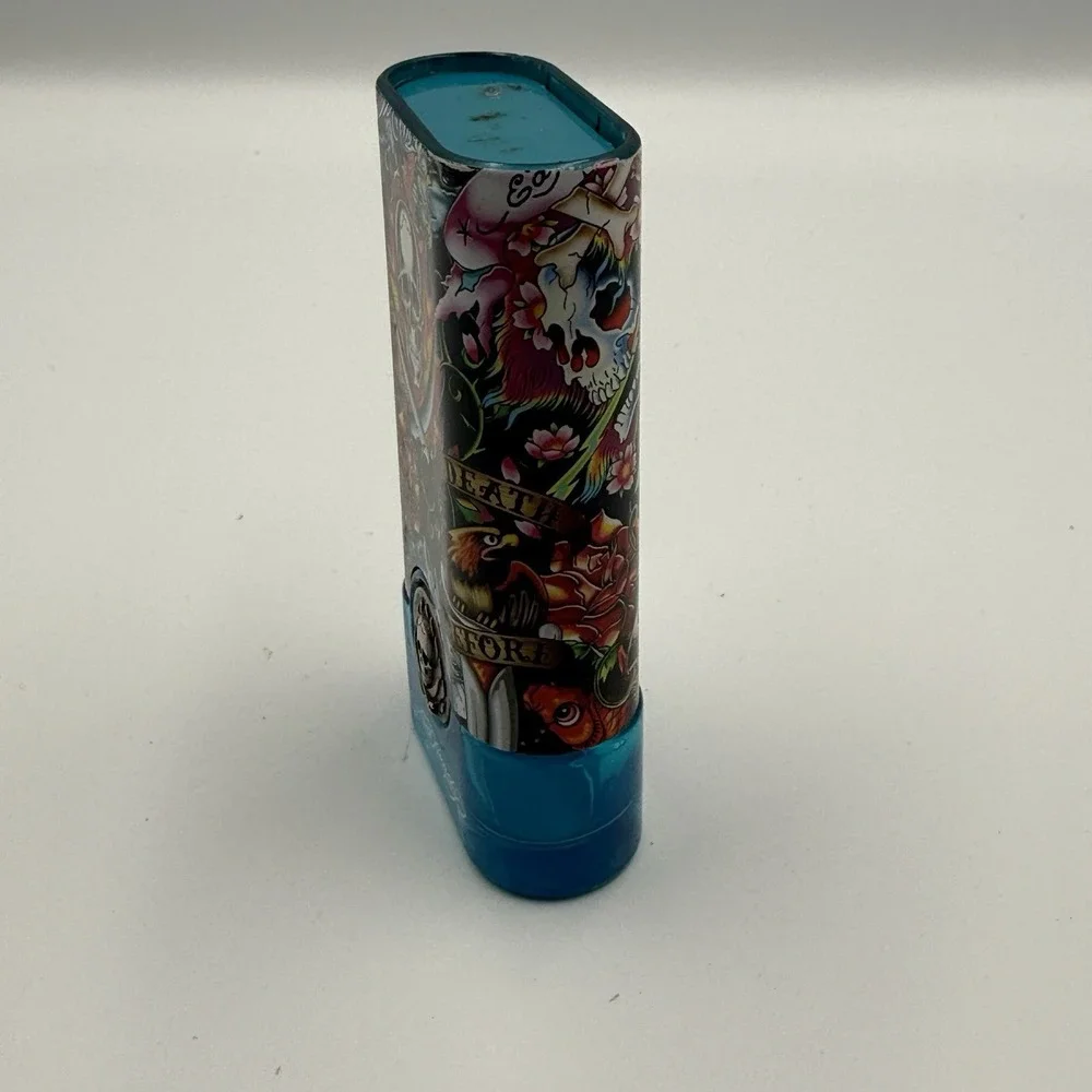 Ed Hardy Skull‎ Tattoo Empty Cologne Bottle Display Collectible